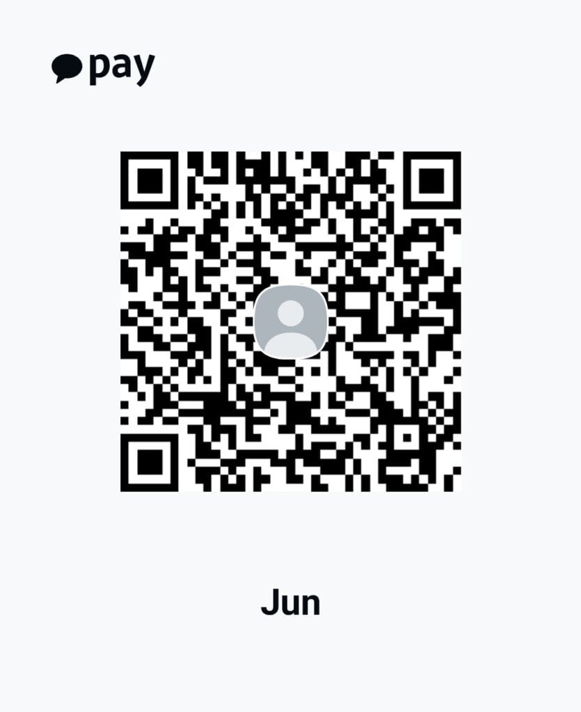 Kakao Pay QR code for supporting FramedTruth